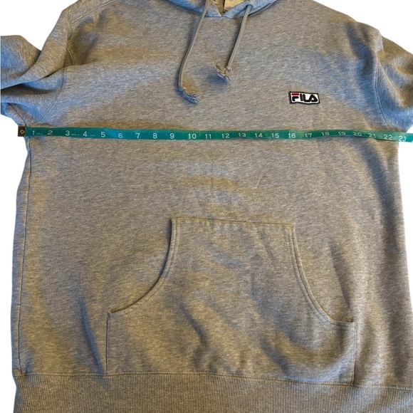 Fila Vintage Heather Gray Hoodie Unisex size Medium - Picture 8 of 10